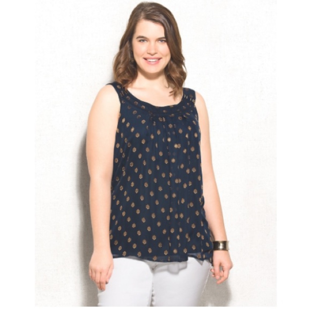 Dressbarn sleeveless blouse